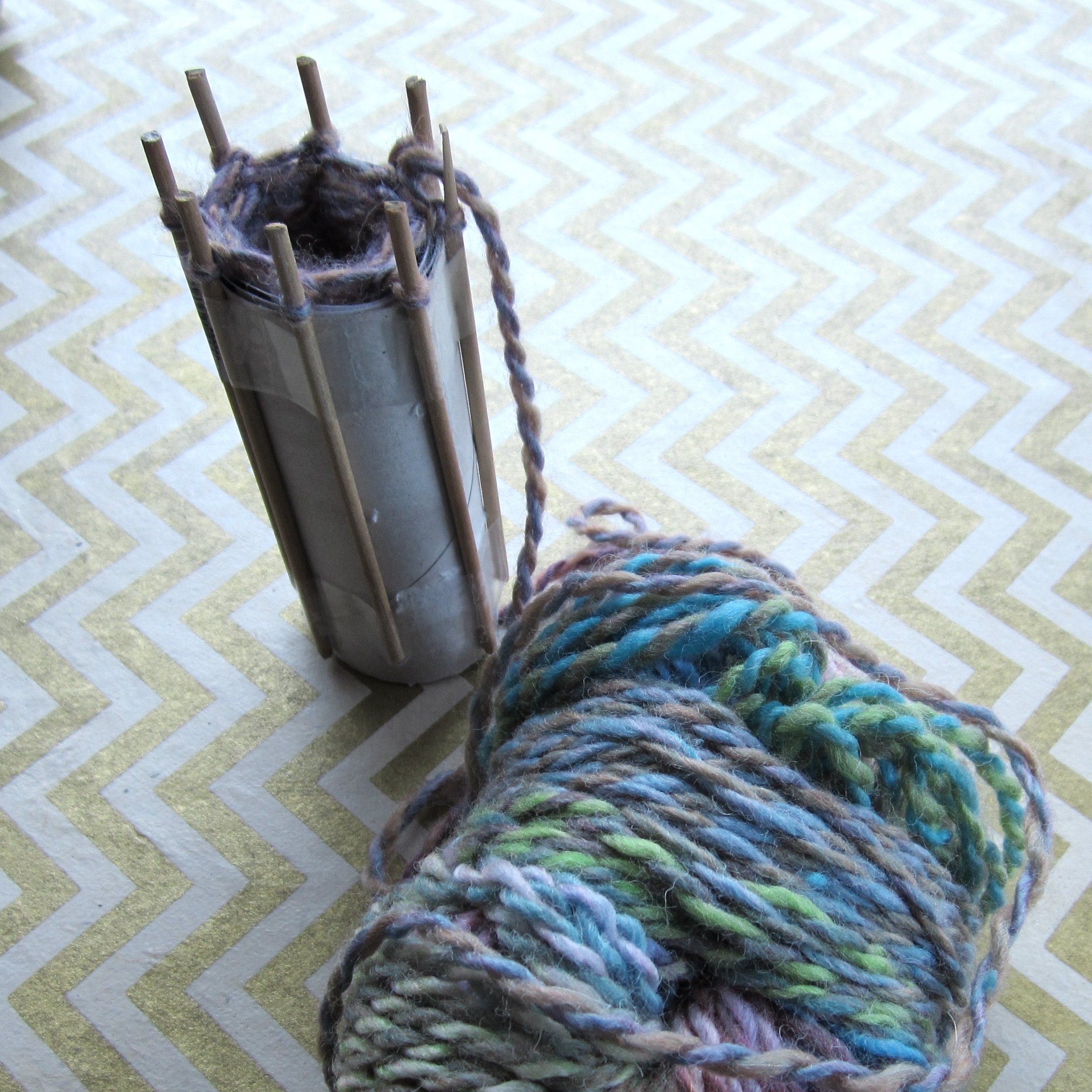 How to Make a Knitting Spool – Natty Knitter